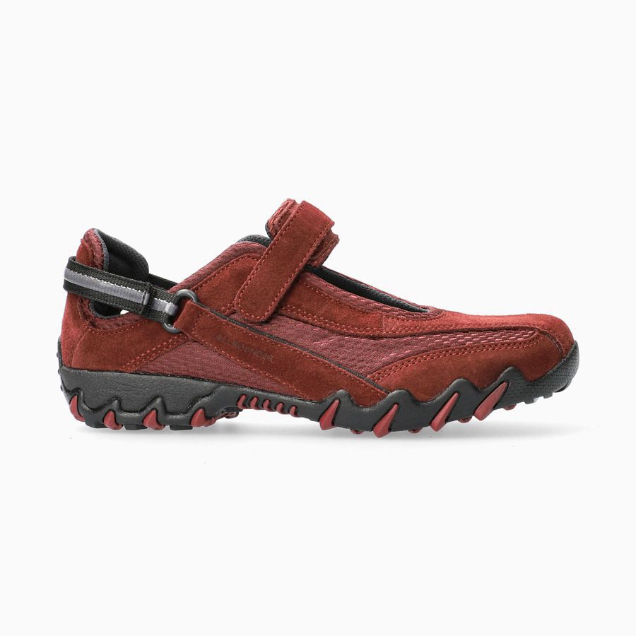 Allrounder NIRO Suede Sko 6973802-TG - Joggesko Dame Burgunder